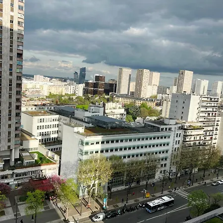 Chic 2 Rooms Paris13 With View Exterior foto